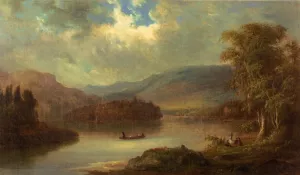 Landscape in Scotland by Gerrit Van Honthorst Oil Painting