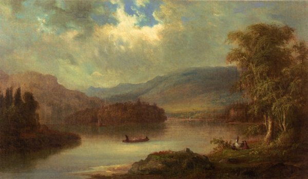 Main Product Photo of Landscape in Scotland Painting by Gerrit Van Honthorst