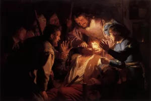 The Dentist painting by Gerrit Van Honthorst