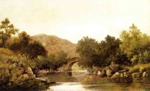 The Stone Bridge by Gerrit Van Honthorst Oil Painting