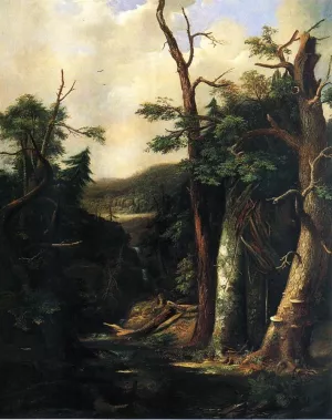 Western Forest also known as Aftermath of a Tornado painting by Gerrit Van Honthorst