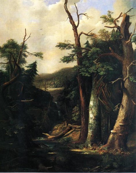 Main Product Photo of Western Forest also known as Aftermath of a Tornado Painting by Gerrit Van Honthorst