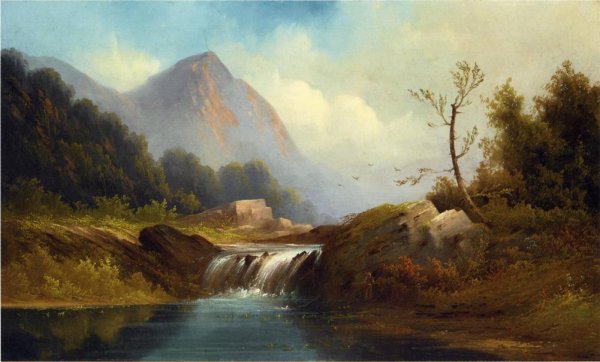 Main Product Photo of Wilderness Idyll Painting by Gerrit Van Honthorst