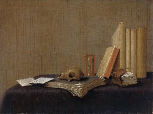 Vanitas Still Life by Gerrit Van Vucht Oil Painting