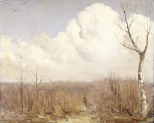 Autumn Day by Gerrit Willem Dijsselhof Oil Painting