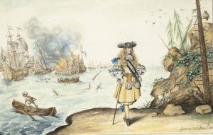 Moses op de kust bij Harwich by Gesina Ter Borch Oil Painting