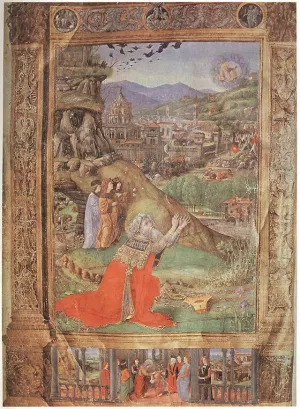 Florentine Bible by Gherardo Di Giovanni Del Fora - Oil Painting Reproduction