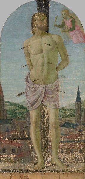 Saint Sebastian by Gherardo Di Giovanni Del Fora Oil Painting
