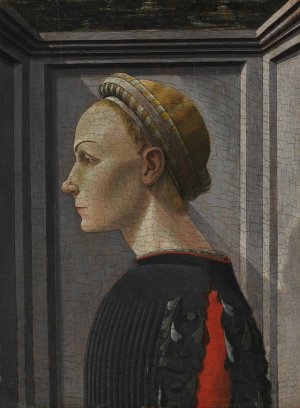 Portrait of a Woman by Giovanni Di Francesco Del Cervelliera Oil Painting