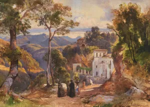 L'Avvocatella, Cava dei Tirreni Oil painting by Giacinto Gigante