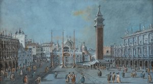Veduta della Piazza di San Marco by Giacomo Guardi Oil Painting