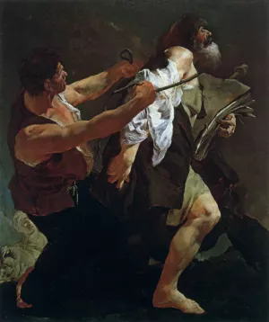 Martyrdom of St James by Giacomo Piazzetta Oil Painting