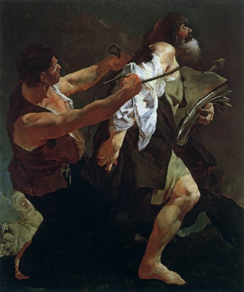 Main Product Photo of Martyrdom of St James Painting by Giacomo Piazzetta