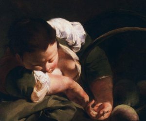 Peasant Girl by Giacomo Piazzetta Oil Painting