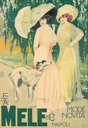 Mele and Ci. , Mode Novita by Gian Emilio Malerba Oil Painting