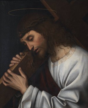 Christ Carrying the Cross by Gian Francesco De Maineri Oil Painting