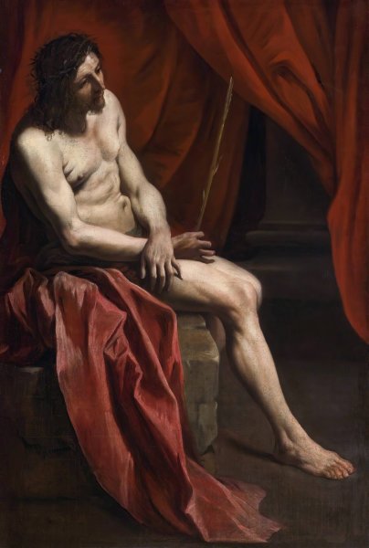 Main Product Photo of Christ Mocked Painting by Gian Lorenzo Bernini