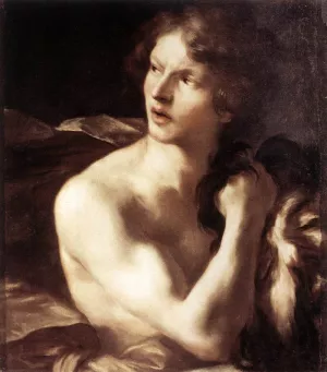 David with the Head of Goliath painting by Gian Lorenzo Bernini