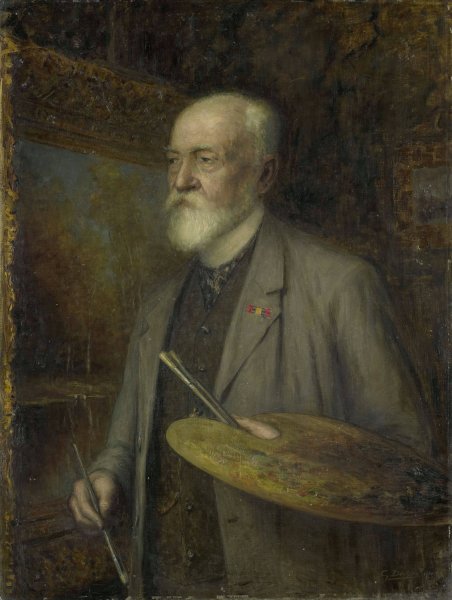 Johannes Gijsbert Vogel  by Gijsbertus Derksen - Hand-Painted Oil Painting Reproduction