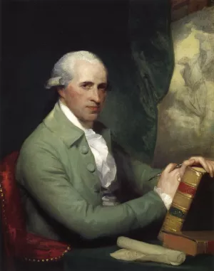 Benjamin West by Gilbert Stuart Oil Painting