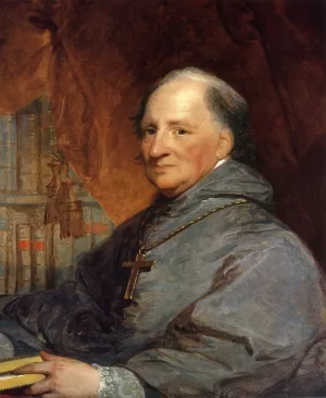 Bishop John Carroll by Gilbert Stuart Oil Painting