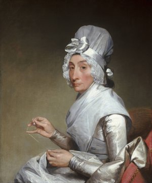 Catherine Brass Yates by Gilbert Stuart Oil Painting