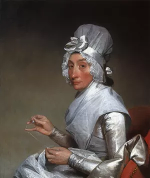 Catherine Brass Yates painting by Gilbert Stuart