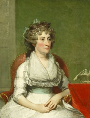 Catherine Yates Pollock by Gilbert Stuart Oil Painting