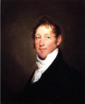 Colonel Israel Elliot Trask Oil painting by Gilbert Stuart