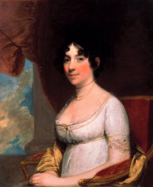 Dolley Payne Madison by Gilbert Stuart Oil Painting