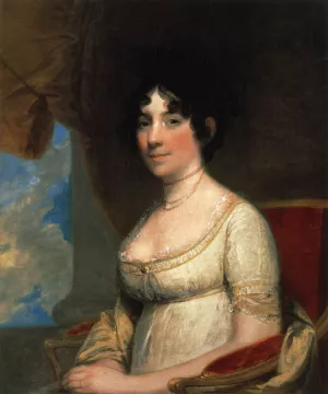 Dolley Payne Todd Madison painting by Gilbert Stuart