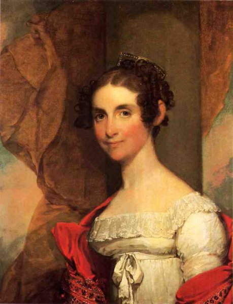 Elizabeth Porter Wheeler by Gilbert Stuart - Hand-Painted Oil Painting Reproduction