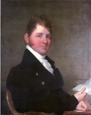 Francis James Jackson by Gilbert Stuart - Oil Painting Reproduction