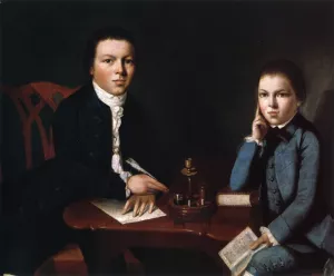 Francis Malbone and His Brother Saunders Oil painting by Gilbert Stuart