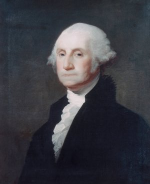 George Washington by Gilbert Stuart Oil Painting