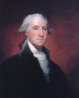 George Washington by Gilbert Stuart Oil Painting