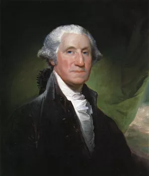 George Washington The Gibbs-Channing-Avery Portrait painting by Gilbert Stuart