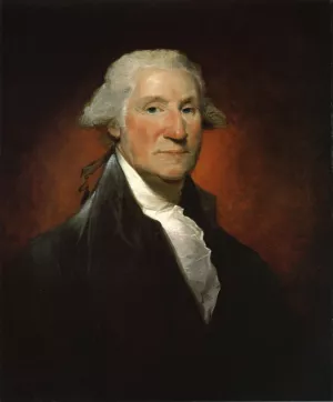 George Washington The Vaughan Portrait painting by Gilbert Stuart