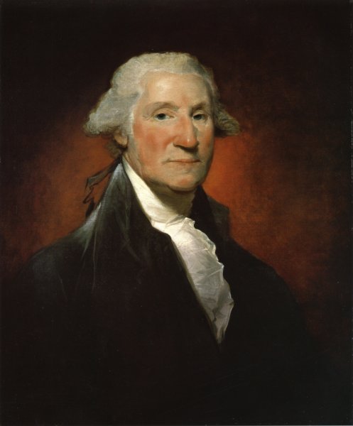 Main Product Photo of George Washington The Vaughan Portrait Painting by Gilbert Stuart