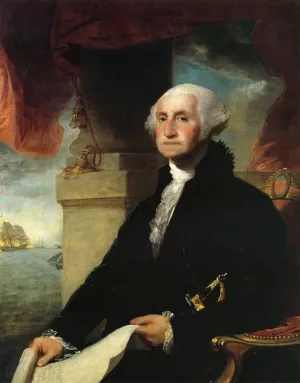 George WashingtonThe Constable-Hamilton Portrait painting by Gilbert Stuart