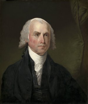James Madison by Gilbert Stuart Oil Painting