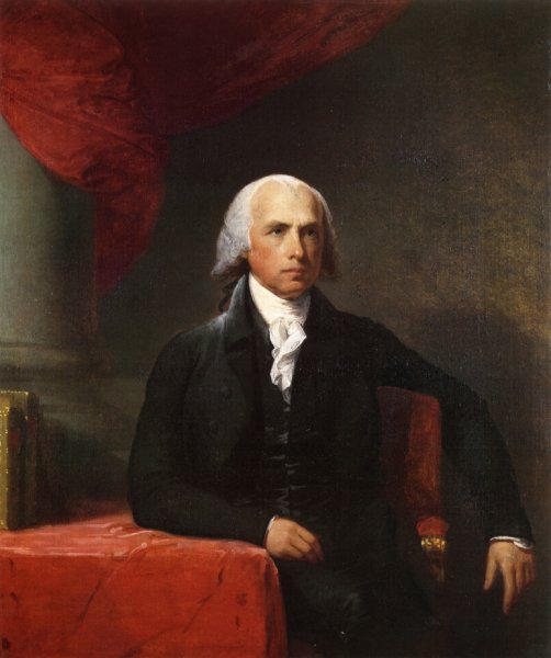 Main Product Photo of James Madison Painting by Gilbert Stuart