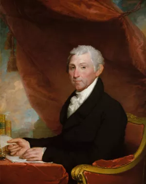 James Monroe by Gilbert Stuart Oil Painting