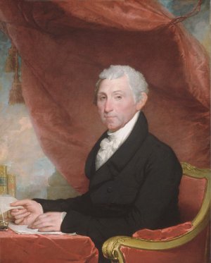James Monroe Oil painting by Gilbert Stuart