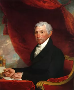 James Munroe painting by Gilbert Stuart