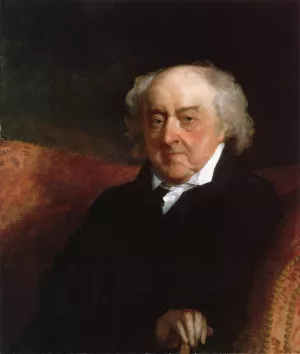 John Adams by Gilbert Stuart - Oil Painting Reproduction