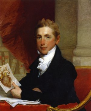 John Collins Warren Oil painting by Gilbert Stuart