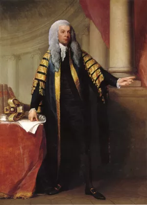 John Foster Oil painting by Gilbert Stuart