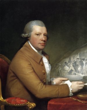 John Hall Oil painting by Gilbert Stuart