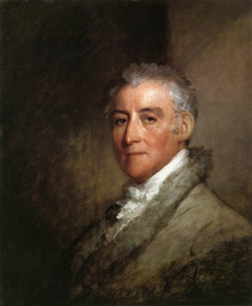 John Trumbull by Gilbert Stuart - Hand-Painted Oil Painting Reproduction